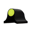 BIG DOT YELLOW SHOTGUN BEAD ON PLAIN BRL