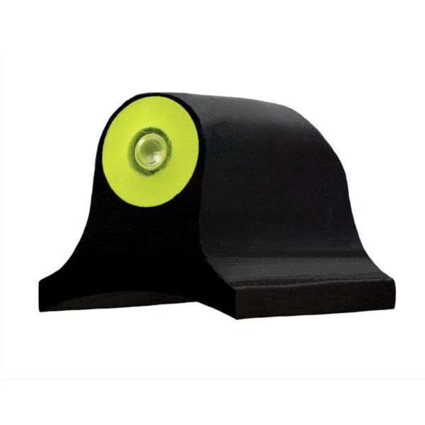 BIG DOT TRIT YLW SHOTGUN BEAD PLAIN BRL